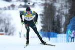 10.12.2017, xkvx, Wintersport, Biathlon IBU Junior Cup - Obertilliach, Sprint v.l. SCHUMACHER Marvin