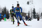 14.01.2018, xkvx, Wintersport, Alpencup - DSV Biathlon Deutschlandpokal - Hochfilzen, Sprint v.l. HOHEISEL Marc
