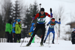 14.01.2018, xkvx, Wintersport, Alpencup - DSV Biathlon Deutschlandpokal - Hochfilzen, Sprint v.l. LOHSCHMIDT Jan