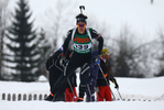 14.01.2018, xkvx, Wintersport, Alpencup - DSV Biathlon Deutschlandpokal - Hochfilzen, Sprint v.l. FAVRE Robin