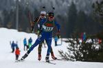 14.01.2018, xkvx, Wintersport, Alpencup - DSV Biathlon Deutschlandpokal - Hochfilzen, Sprint v.l. MADERSBACHER Frederik