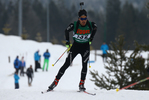 14.01.2018, xkvx, Wintersport, Alpencup - DSV Biathlon Deutschlandpokal - Hochfilzen, Sprint v.l. SCHOEPFER Kai