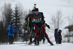 14.01.2018, xkvx, Wintersport, Alpencup - DSV Biathlon Deutschlandpokal - Hochfilzen, Sprint v.l. BARCHEWITZ Max