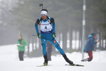 26.01.2018, xkvx, Wintersport, Biathlon IBU Junior Cup - Nove Mesto Na Morave, Sprint v.l. RIVAIL Hugo