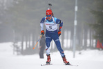 26.01.2018, xkvx, Wintersport, Biathlon IBU Junior Cup - Nove Mesto Na Morave, Sprint v.l. KARLIK Mikulas