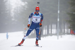 26.01.2018, xkvx, Wintersport, Biathlon IBU Junior Cup - Nove Mesto Na Morave, Sprint v.l. KARLIK Mikulas