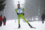 26.01.2018, xkvx, Wintersport, Biathlon IBU Junior Cup - Nove Mesto Na Morave, Sprint v.l. COLTEA George Marian