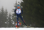 26.01.2018, xkvx, Wintersport, Biathlon IBU Junior Cup - Nove Mesto Na Morave, Sprint v.l. KIREYEV Vladislav