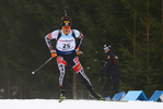 26.01.2018, xkvx, Wintersport, Biathlon IBU Junior Cup - Nove Mesto Na Morave, Sprint v.l. TRIXL Sebastian