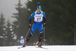 26.01.2018, xkvx, Wintersport, Biathlon IBU Junior Cup - Nove Mesto Na Morave, Sprint v.l. UHA Juri