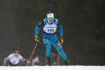 26.01.2018, xkvx, Wintersport, Biathlon IBU Junior Cup - Nove Mesto Na Morave, Sprint v.l. CLAUDE Emilien