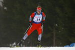 26.01.2018, xkvx, Wintersport, Biathlon IBU Junior Cup - Nove Mesto Na Morave, Sprint v.l. MISE Edgars