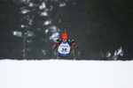 26.01.2018, xkvx, Wintersport, Biathlon IBU Junior Cup - Nove Mesto Na Morave, Sprint v.l. RIETHMUELLER Danilo