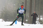 26.01.2018, xkvx, Wintersport, Biathlon IBU Junior Cup - Nove Mesto Na Morave, Sprint v.l. GROTIAN Tim
