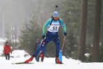 26.01.2018, xkvx, Wintersport, Biathlon IBU Junior Cup - Nove Mesto Na Morave, Sprint v.l. YERMOLENKO Petr