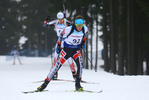 26.01.2018, xkvx, Wintersport, Biathlon IBU Junior Cup - Nove Mesto Na Morave, Sprint v.l. PITZER Lucas