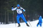 27.01.2018, xkvx, Wintersport, Biathlon IBU Junior Cup - Nove Mesto Na Morave, Sprint v.l. TSOUREKAS Nikolaos