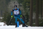 27.01.2018, xkvx, Wintersport, Biathlon IBU Junior Cup - Nove Mesto Na Morave, Sprint v.l. PERRILLAT BOTTONET Martin