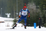 27.01.2018, xkvx, Wintersport, Biathlon IBU Junior Cup - Nove Mesto Na Morave, Sprint v.l. STVRTECKY Jakub