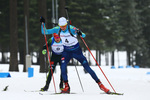 27.01.2018, xkvx, Wintersport, Biathlon IBU Junior Cup - Nove Mesto Na Morave, Sprint v.l. YERMOLENKO Petr