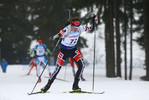 27.01.2018, xkvx, Wintersport, Biathlon IBU Junior Cup - Nove Mesto Na Morave, Sprint v.l. OBERHAUSER Magnus
