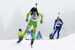 04.02.2018, xkvx, Wintersport, Alpencup - DSV Biathlon Deutschlandpokal - Oberhof, Sprint v.l. GERLACH Aenne