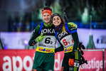 29.12.2018, xkvx, Biathlon JOKA World Team Challenge, AUF SCHALKE emspor, v.l. Tim Gortian, Vanessa Voigt(DFL/DFB REGULATIONS PROHIBIT ANY USE OF PHOTOGRAPHS as IMAGE SEQUENCES and/or QUASI-VIDEO)