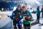 29.12.2018, xkvx, Biathlon JOKA World Team Challenge, AUF SCHALKE emspor, v.l. Vanessa Voigt, Sophia Schneider(DFL/DFB REGULATIONS PROHIBIT ANY USE OF PHOTOGRAPHS as IMAGE SEQUENCES and/or QUASI-VIDEO)