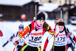 12.01.2019, xkvx, Biathlon, Deutschlandpokal Ridnaun, Einzel, v.l. GUTMANN  Carina