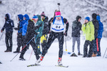 13.01.2019, xkvx, Biathlon, Deutschlandpokal Ridnaun, Sprint, v.l. MERTEN  Johanna