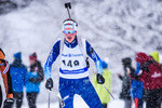 13.01.2019, xkvx, Biathlon, Deutschlandpokal Ridnaun, Sprint, v.l. SCHLICKUM  Hannah