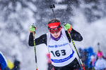 13.01.2019, xkvx, Biathlon, Deutschlandpokal Ridnaun, Sprint, v.l. SUTTKUS  Maja