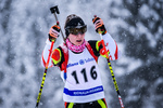13.01.2019, xkvx, Biathlon, Deutschlandpokal Ridnaun, Sprint, v.l. GUTMANN  Carina