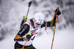 14.01.2019, xkvx, Biathlon, Qualifikationsrennen JWM, Massenstart v.l. WERNER Johan