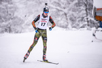 14.01.2019, xkvx, Biathlon, Qualifikationsrennen JWM, Massenstart v.l. ARSAN Florian