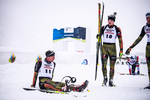 14.01.2019, xkvx, Biathlon, Qualifikationsrennen JWM, Massenstart v.l. RUDOLPH Hendrik