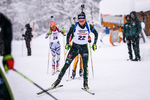 14.01.2019, xkvx, Biathlon, Qualifikationsrennen JWM, Massenstart v.l. VOIGT Vanessa