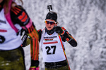 14.01.2019, xkvx, Biathlon, Qualifikationsrennen JWM, Massenstart v.l. SPARK Lisa