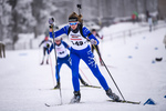 26.01.2019, xkvx, Biathlon, Deutschlandpokal Notschrei, Sprint, v.l. HEINEMANN Marit