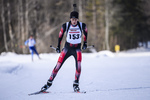 23.02.2019, xkvx, Biathlon, Deutsche Jugendmeisterschaft Kaltenbrunn, Sprint, v.l. RIEGER Christoph