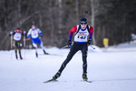 23.02.2019, xkvx, Biathlon, Deutsche Jugendmeisterschaft Kaltenbrunn, Sprint, v.l. LOHSCHMIDT Jan