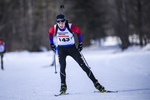 23.02.2019, xkvx, Biathlon, Deutsche Jugendmeisterschaft Kaltenbrunn, Sprint, v.l. LOHSCHMIDT Jan