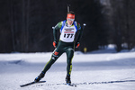 23.02.2019, xkvx, Biathlon, Deutsche Jugendmeisterschaft Kaltenbrunn, Sprint, v.l. HOLLANDT Julian