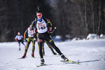 23.02.2019, xkvx, Biathlon, Deutsche Jugendmeisterschaft Kaltenbrunn, Sprint, v.l. HAMPE Tim