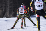 23.02.2019, xkvx, Biathlon, Deutsche Jugendmeisterschaft Kaltenbrunn, Sprint, v.l. ARSAN Florian