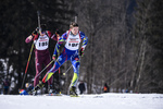 23.02.2019, xkvx, Biathlon, Deutsche Jugendmeisterschaft Kaltenbrunn, Sprint, v.l. BRYN Patryk