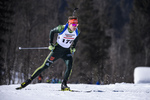 23.02.2019, xkvx, Biathlon, Deutsche Jugendmeisterschaft Kaltenbrunn, Sprint, v.l. GROTIAN Tim