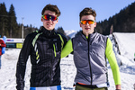 23.02.2019, xkvx, Biathlon, Deutsche Jugendmeisterschaft Kaltenbrunn, Sprint, v.l. LODL Darius, WERNER Johan
