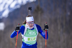 24.02.2019, xkvx, Biathlon, Deutsche Jugendmeisterschaft Kaltenbrunn, Staffel, v.l. ZUERKER Sandra