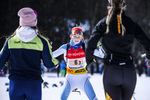 24.02.2019, xkvx, Biathlon, Deutsche Jugendmeisterschaft Kaltenbrunn, Staffel, v.l. LEUBNER Berta